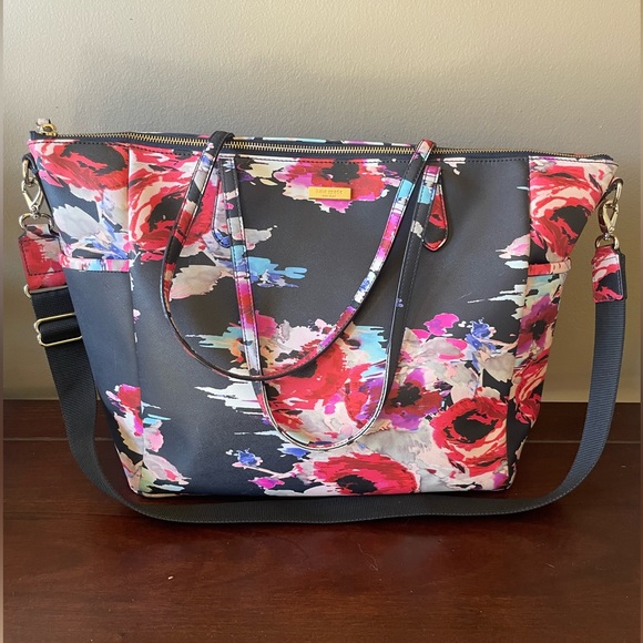 kate spade Handbags - Kate Spade Laurel Way Adaira Floral Baby Diaper Bag Large Tote Travel